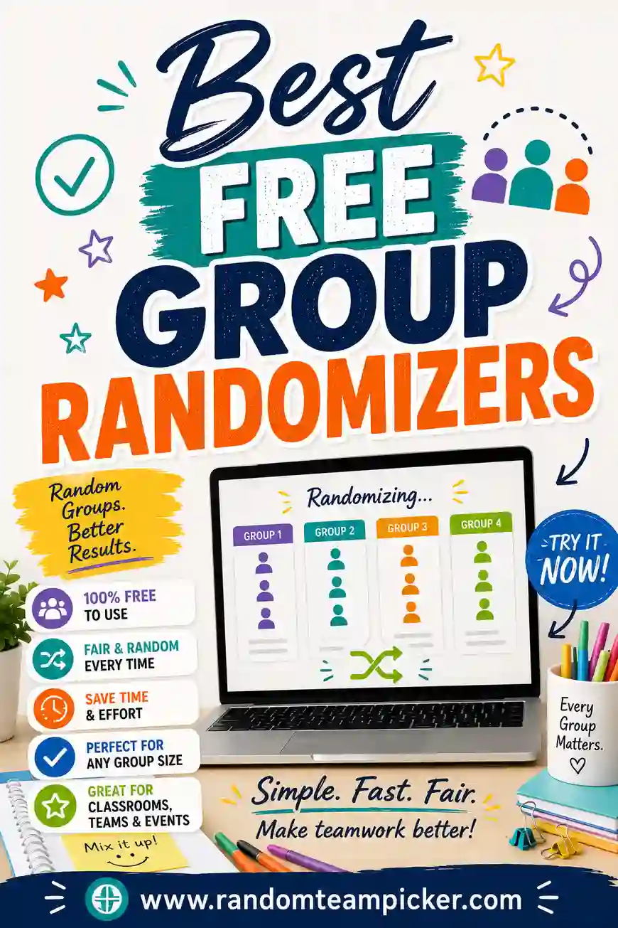 Best Free Group Randomizers: Split Any List Into Fair Groups