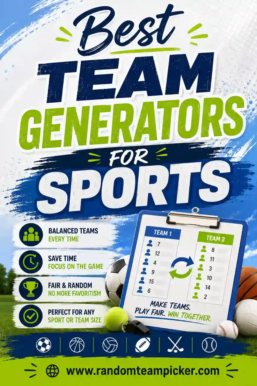 Best Team Generators for Sports: Fair Sides in Seconds