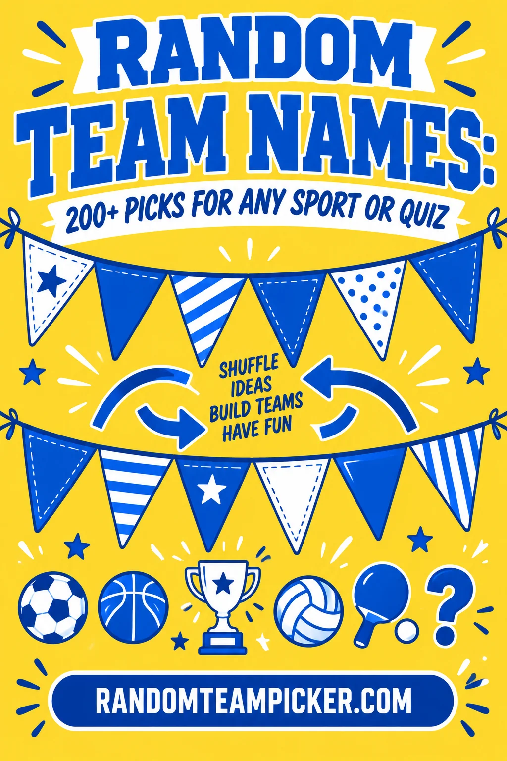 Random Team Names: 200+ Picks for Any Sport or Quiz