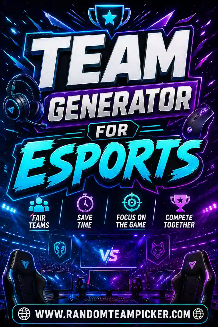 Team Generator for Esports: Balanced Scrim Squads