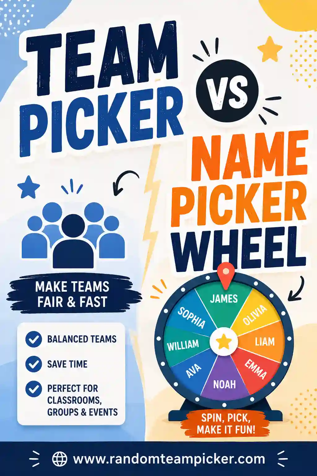 Team Picker vs Name Picker Wheel: Which One Should You Use?
